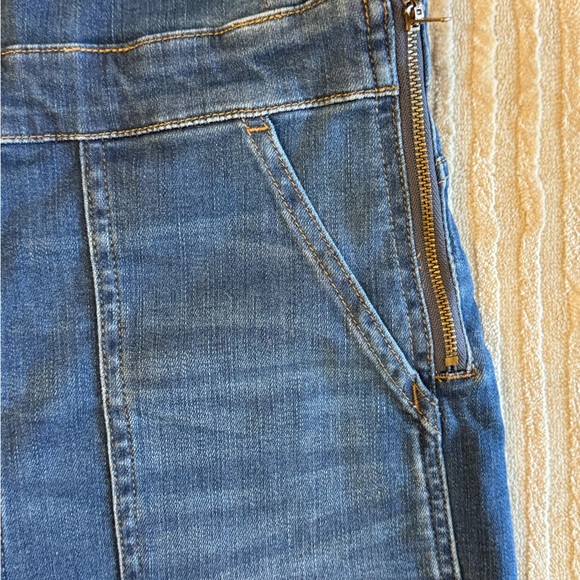 Madewell Skinny Overalls in Santiago Wash Stretch Size Medium J9203 - Picture 5 of 7